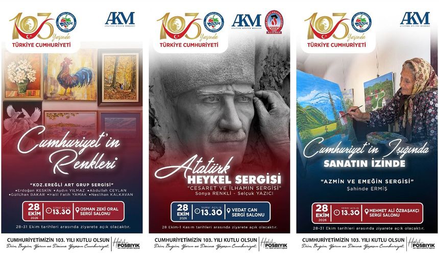 CUMHURİYET’İN IŞIĞINDA SANATIN İZİNDE: AZMİN VE EMEĞİN SERGİSİ