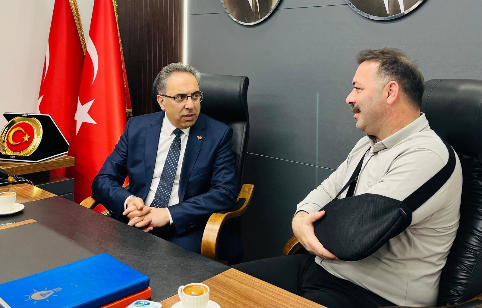 Çağlayan, Kırık Koluna Rağmen Tempo Düşürmedi