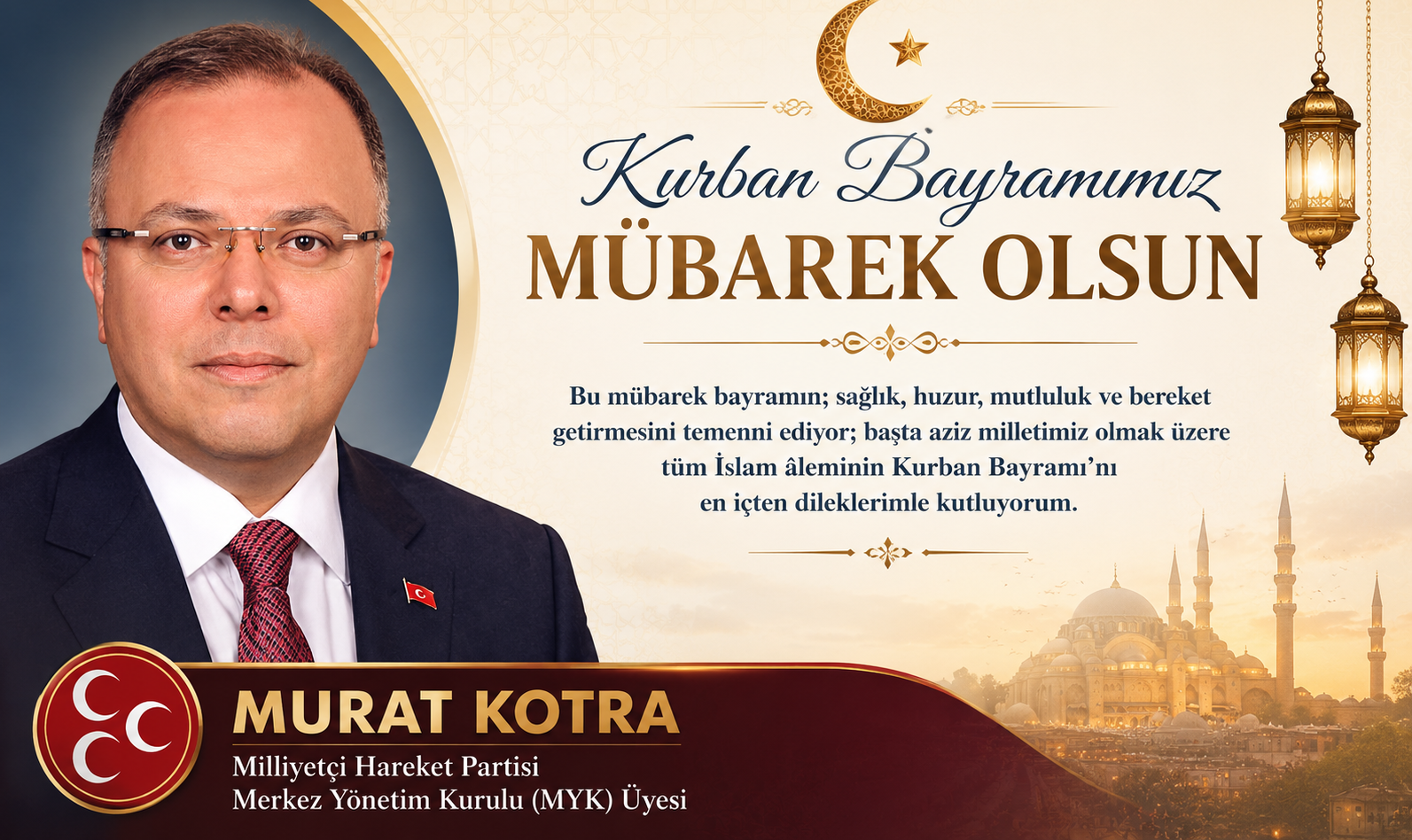 Kotra’dan Kurban Bayramı Mesajı: “Birliğimiz Güçlü, Türkiye Yüzyılı Kararlıdır”
