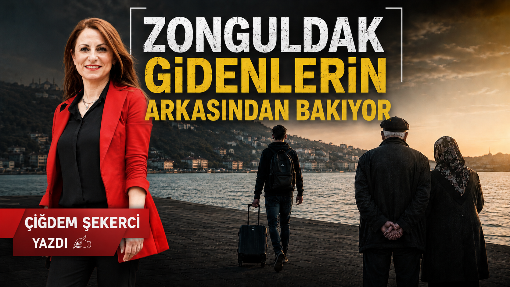 ZONGULDAK GİDENLERİN ARKASINDAN BAKIYOR