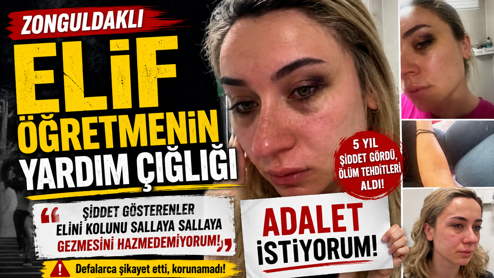 Zonguldaklı Elif Öğretmenin Yardım Çığlığı
