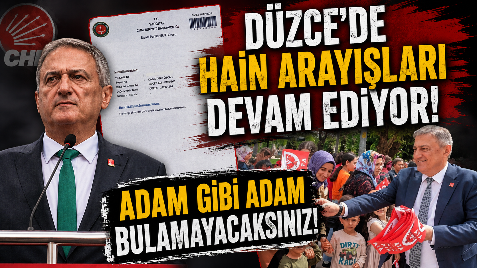 Dağıstanlı; "Düzce'de Hain Arayışları Devam Ediyor"