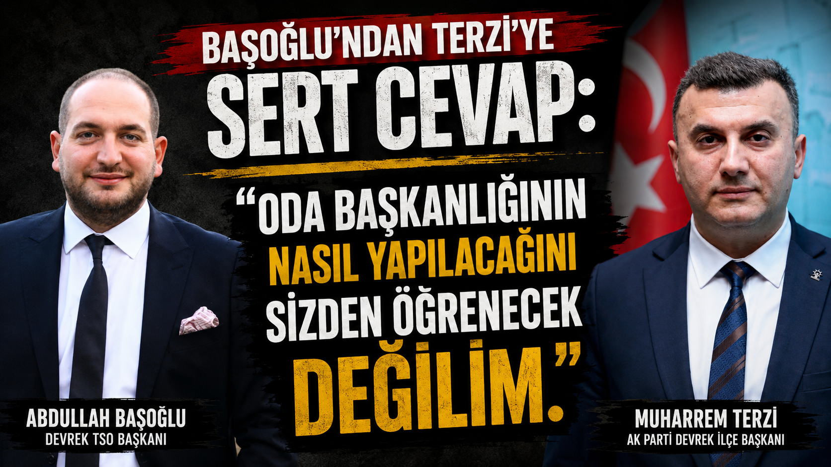 Başoğlu’ndan Terzi’ye Sert Yanıt: "Yaklaşımınızı İyi Niyetli Bulmuyorum"