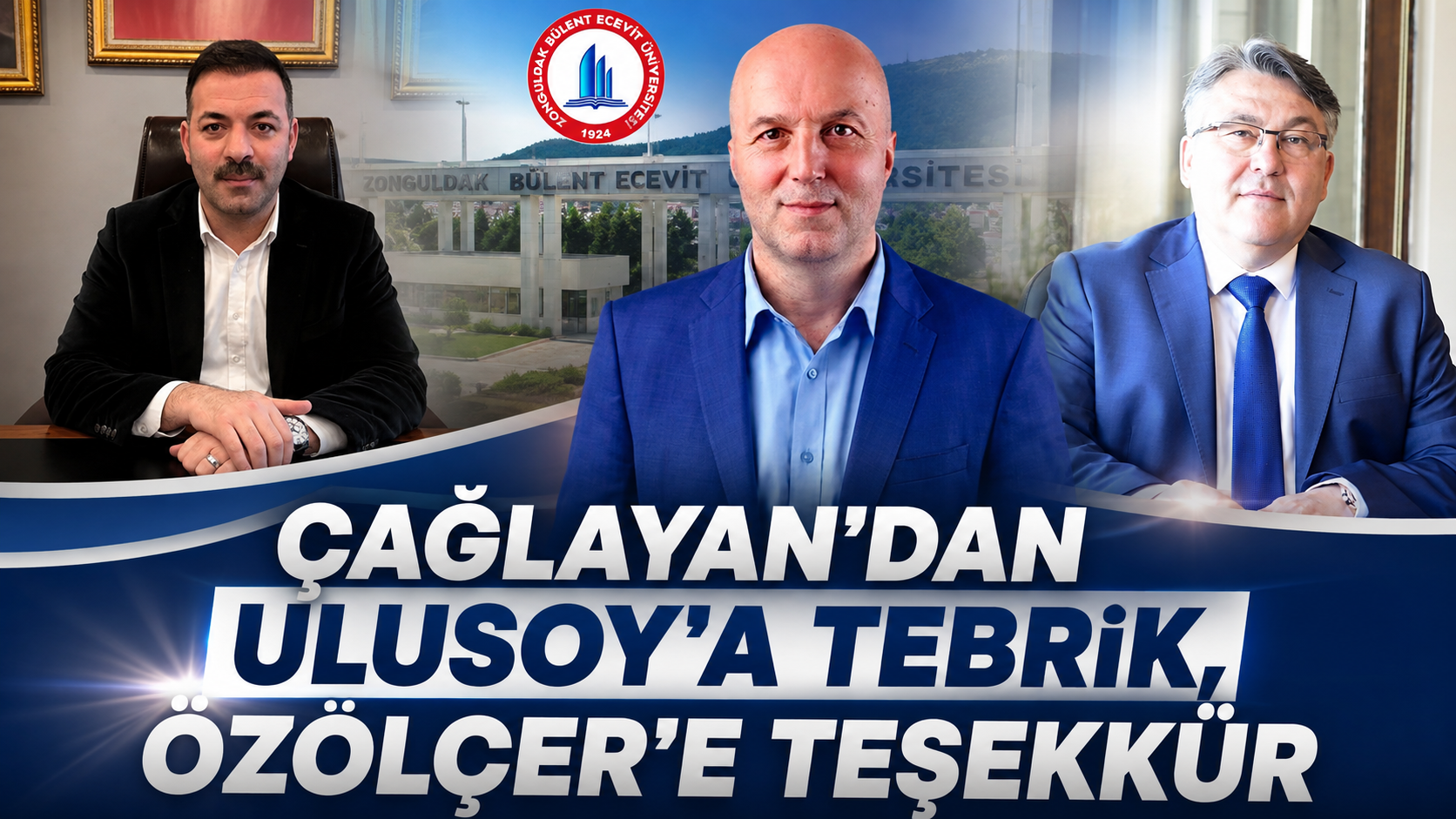 Çağlayan'dan Ulusoy'a Tebrik, Özölçer'e Teşekkür
