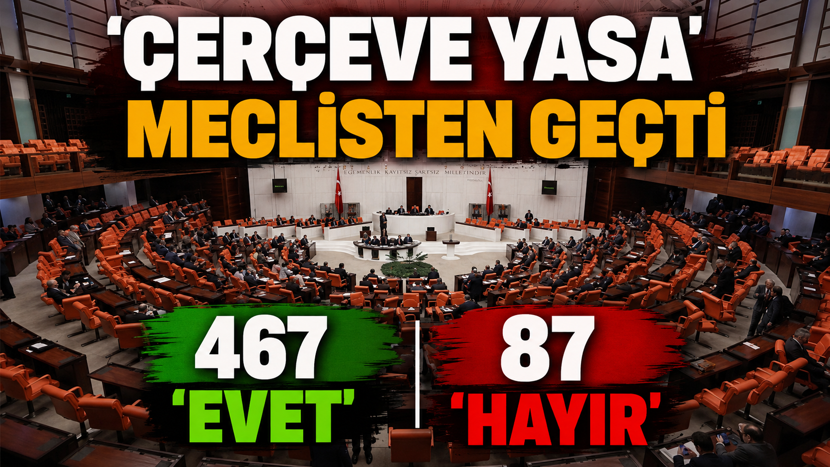 Son Dakika: 'Çerçeve Yasa' Meclisten Geçti