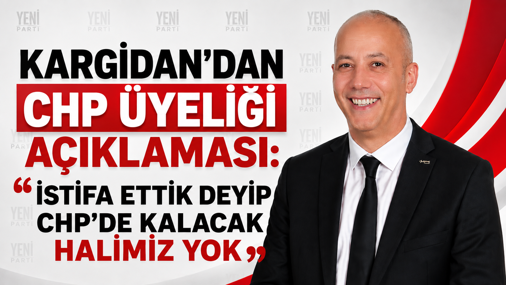 Erdinç Kargidan'dan CHP Üyeliği Açıklaması: “İstifa Ettik Deyip CHP'de Kalacak Halimiz Yok”