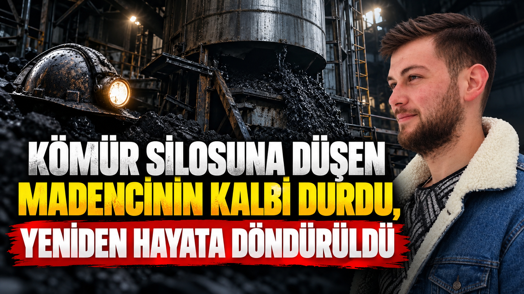 Kömür Silosuna Düşen Madencinin Kalbi Durdu, Yeniden Hayata Döndürüldü
