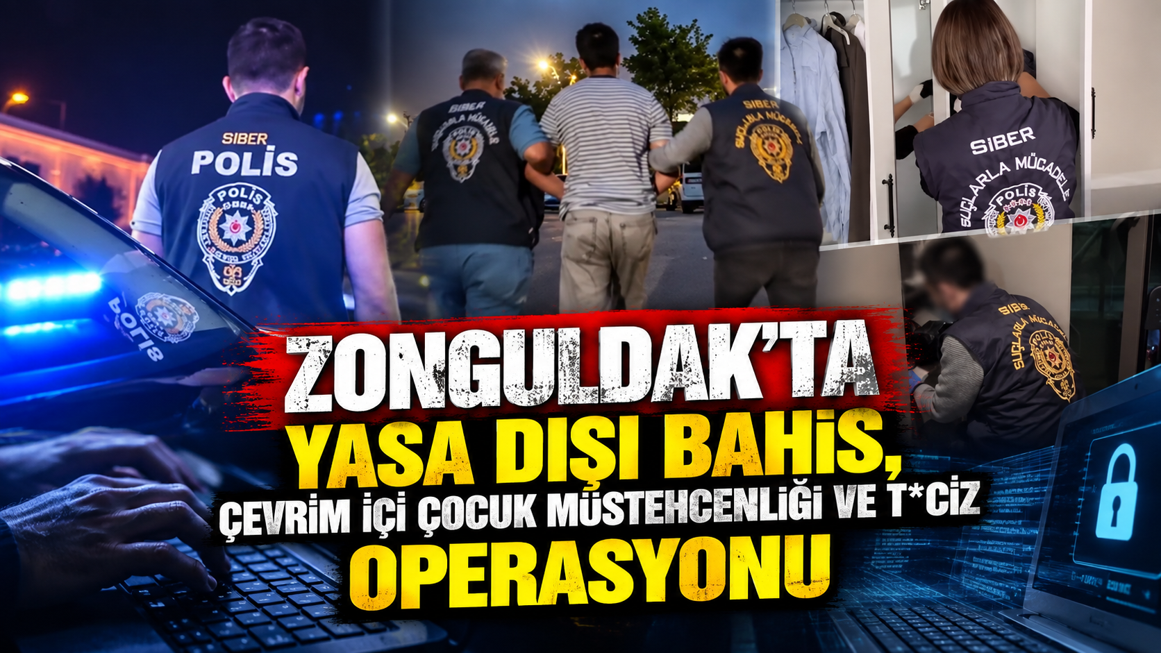 Siber Suçlara Büyük Darbe: Zonguldak Dahil 36 İlde 826 Şüpheli Yakalandı