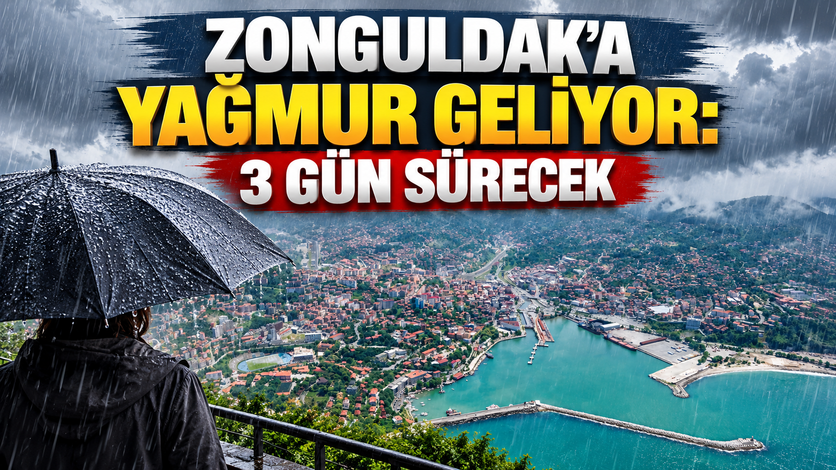 Zonguldak’a Yağmur Geliyor: 3 Gün Sürecek