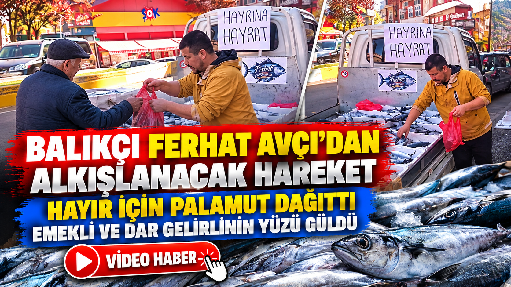 Balıkçı Ferhat Avcı'dan Alkışlanacak Hareket: Palamutları Ücretsiz Dağıttı