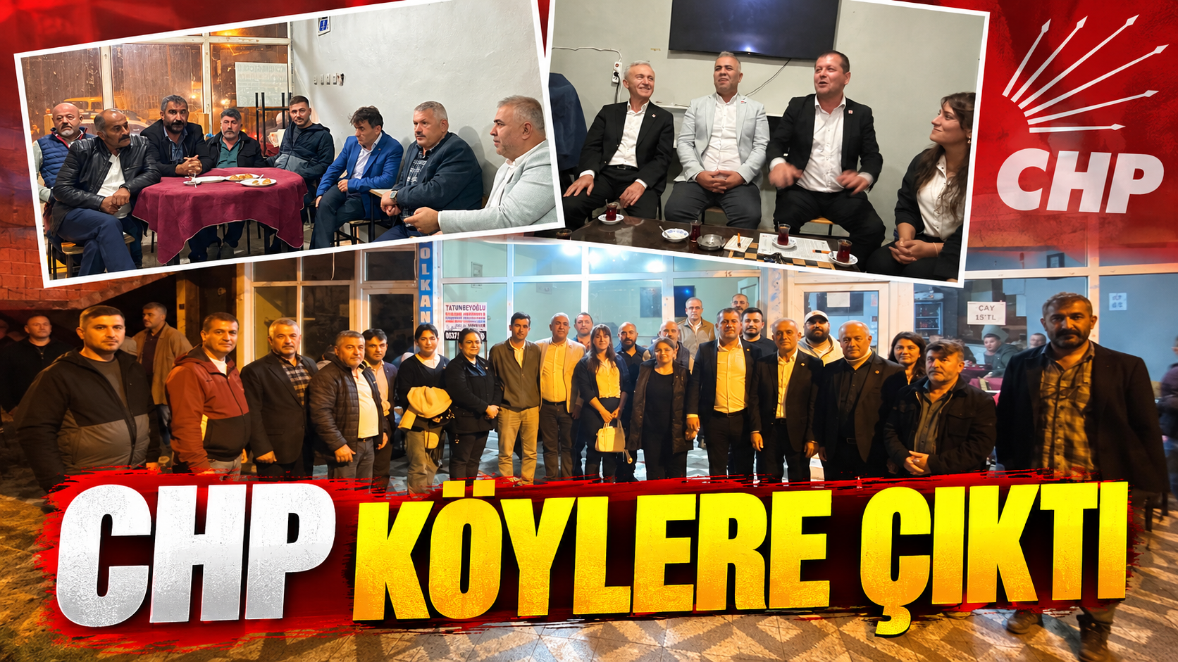 CHP Kozlu'da Köylere Çıktı