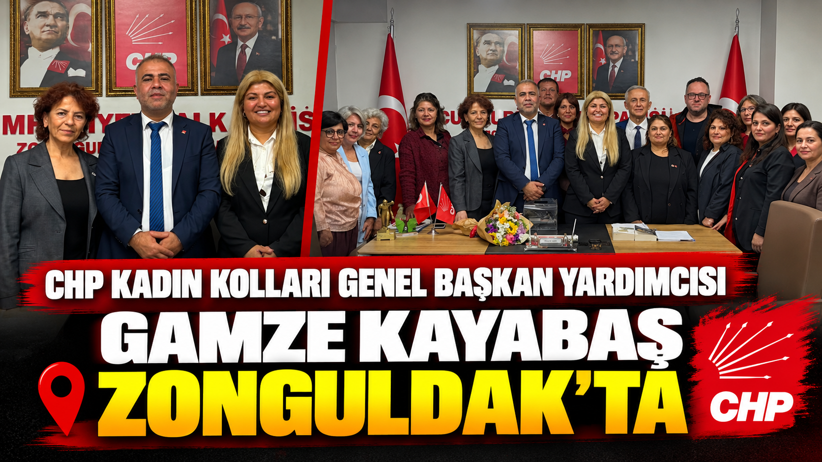 CHP Kadın Kolları Genel Başkan Yardımcısı Gamze Kayabaş Zonguldak’ta