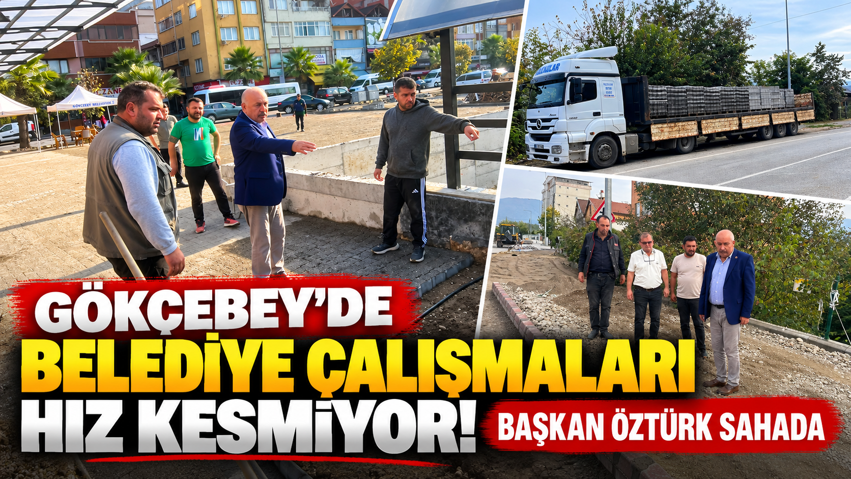 Gökçebey’de Belediye Çalışmaları Hız Kesmiyor! Başkan Öztürk Sahada